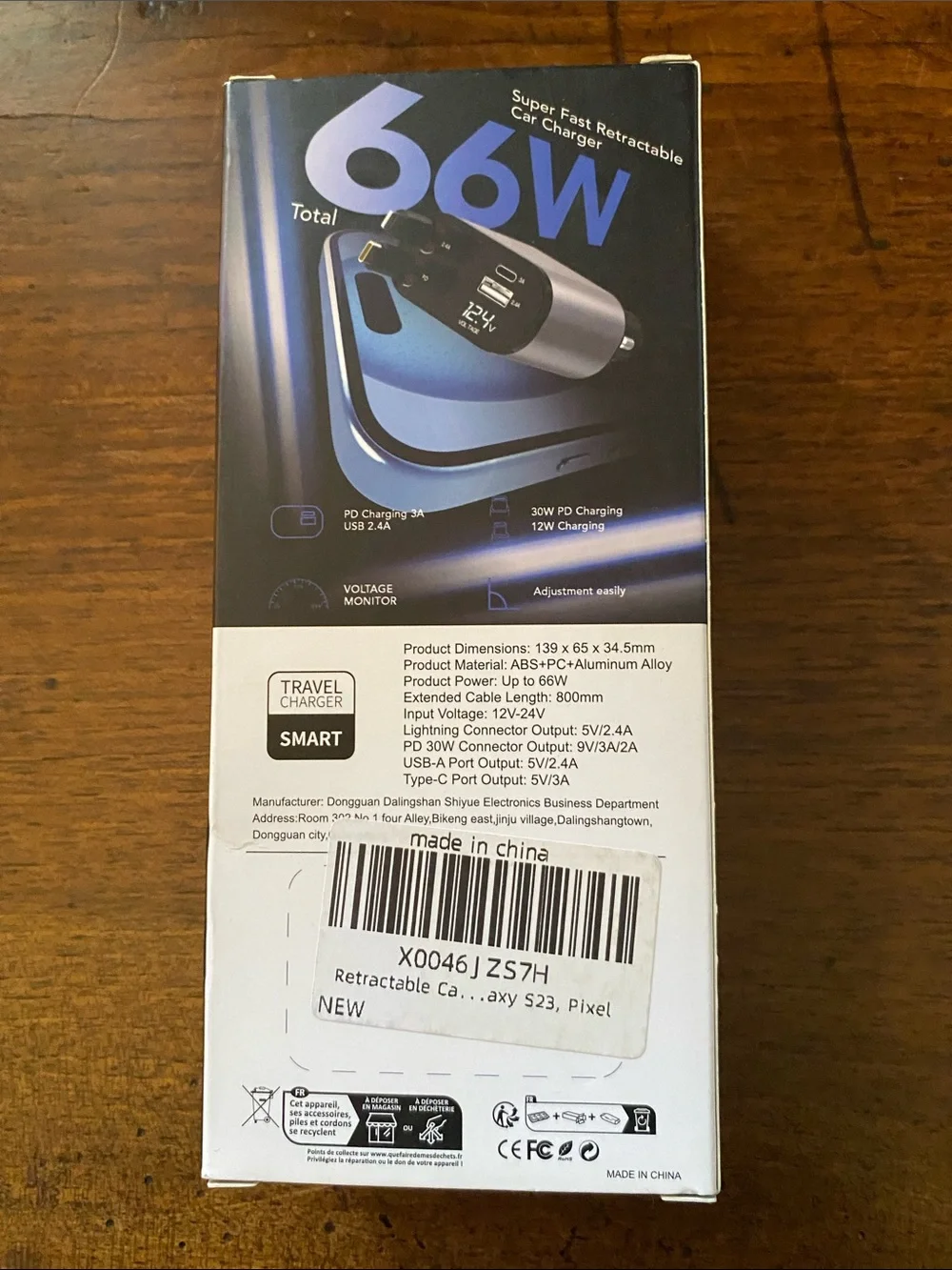 🆕 Super Car Charger, 120W 4 in 1 Super Fast Charge Car Phone Charger 2 Ports